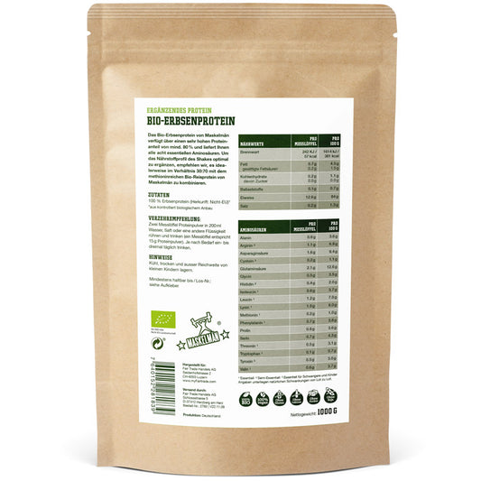 Erbsenprotein Bio